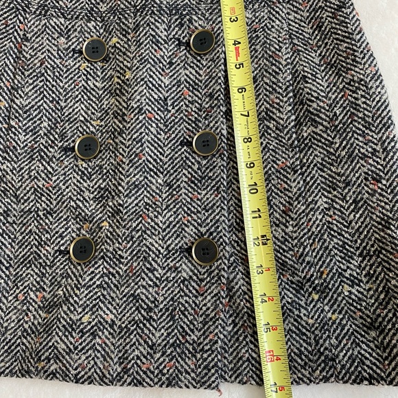 Ann Taylor LOFT Womens Grey Wool Blend Lined Skirt Size 0 - Picture 8 of 9